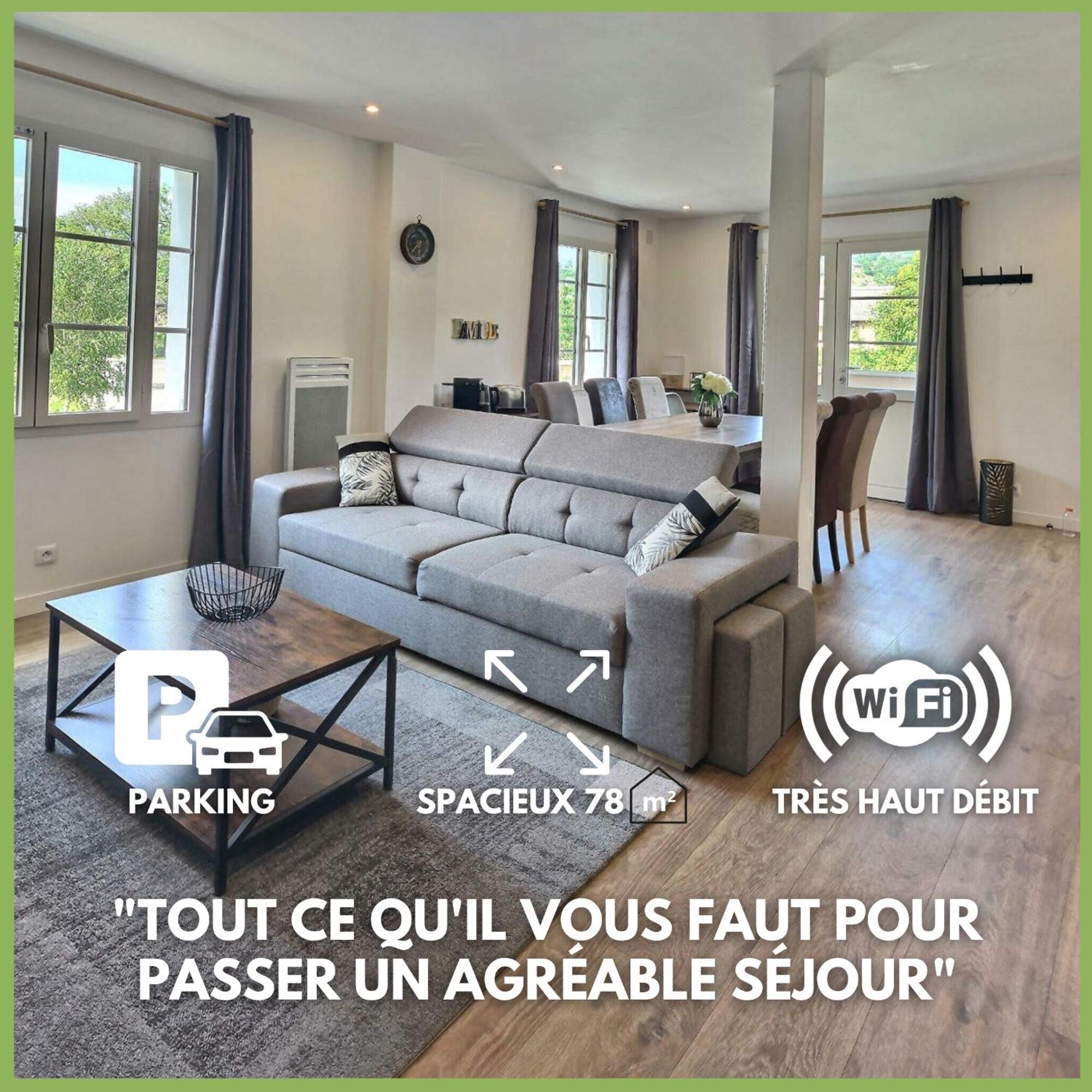 Superbe, T3 Spacieux 78 M2, Neuf, Parking, Balcon Gerde Exteriér fotografie