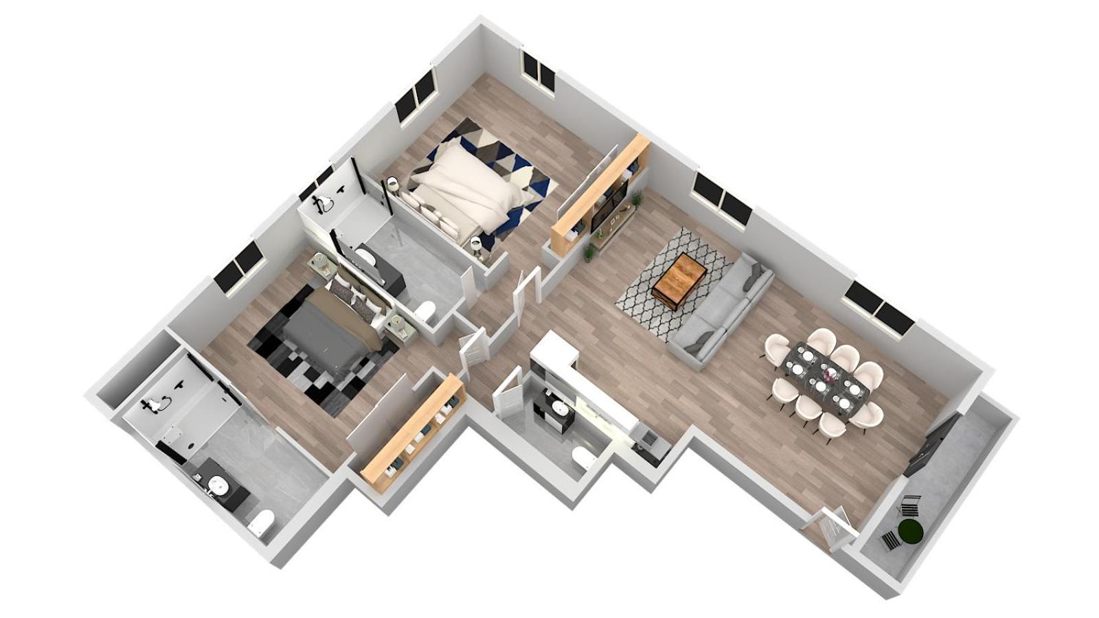 Superbe, T3 Spacieux 78 M2, Neuf, Parking, Balcon Gerde Exteriér fotografie